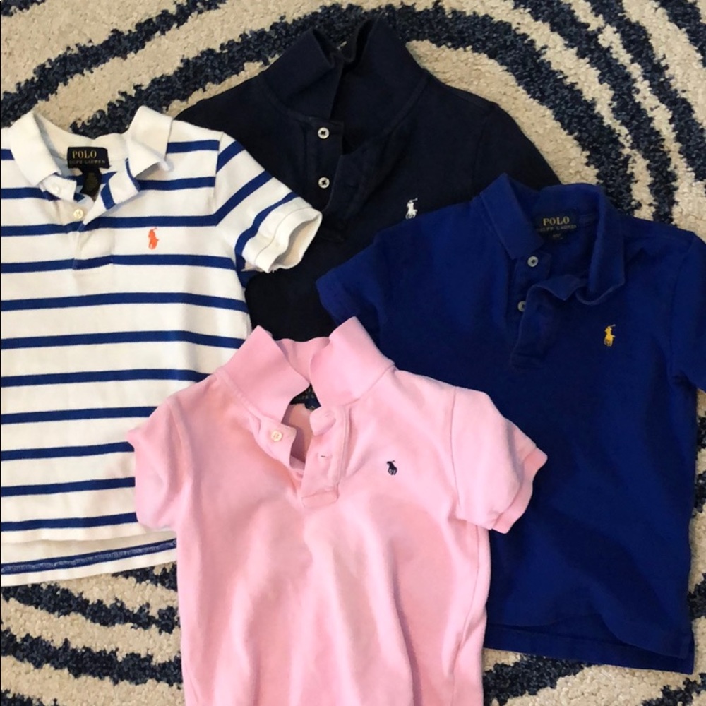 Pack of 3T Ralph Lauren Polo shirts
